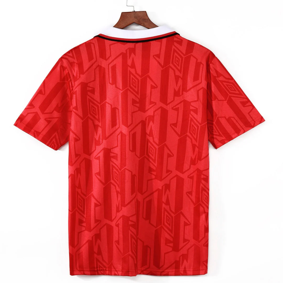 1992-1994 Maillot Manchester Domicile Retro - Image 2