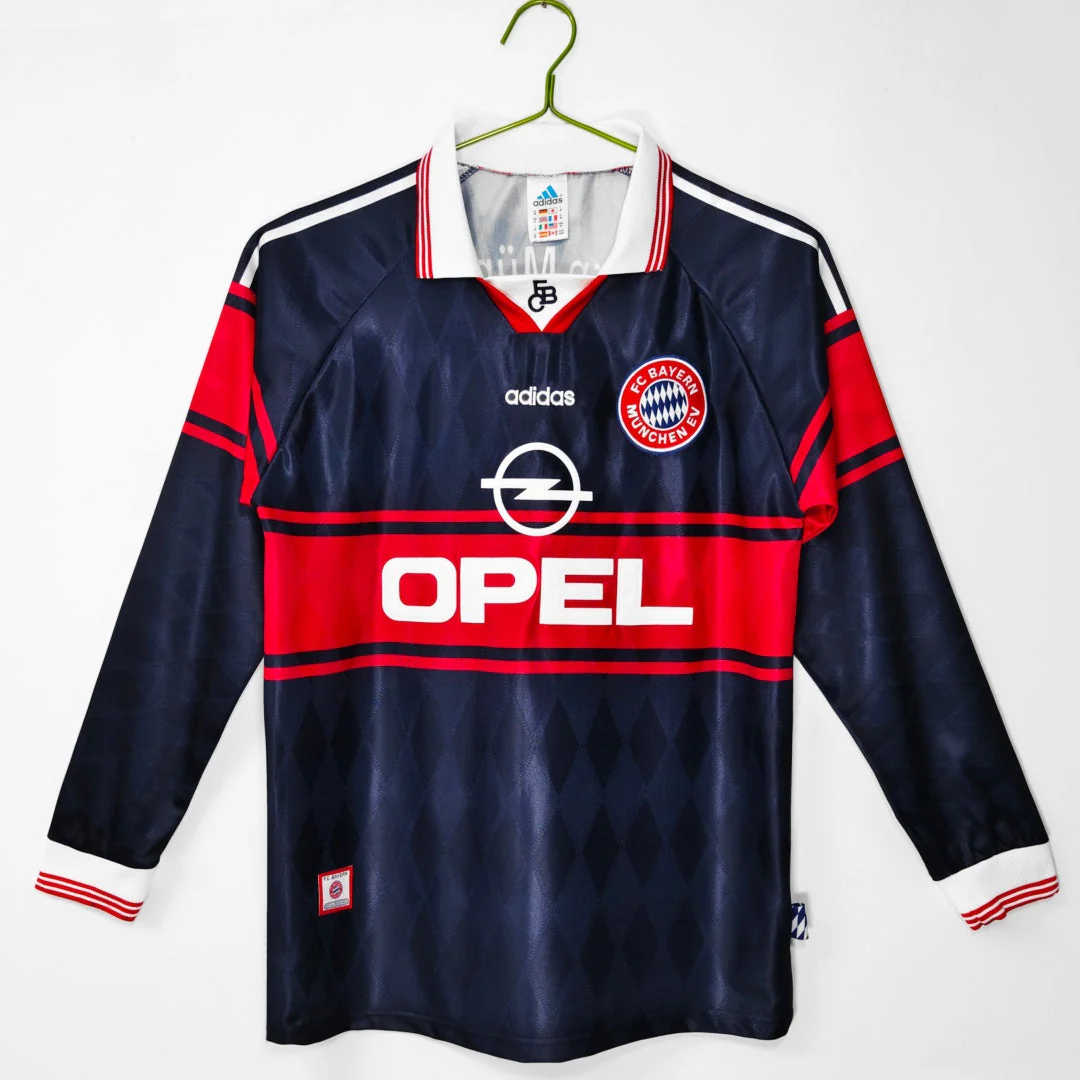 1997-1999 Maillot Retro Bayern Munich Domicile Manches Longues