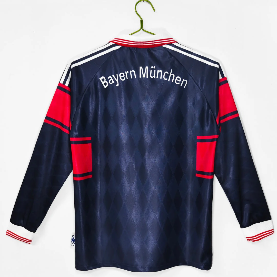 1997-1999 Maillot Retro Bayern Munich Domicile Manches Longues - Image 2