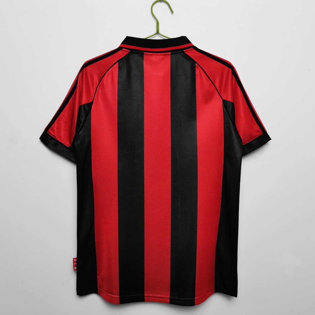 1998- 1999 Maillot AC Milan Domicile Rétro - Image 2