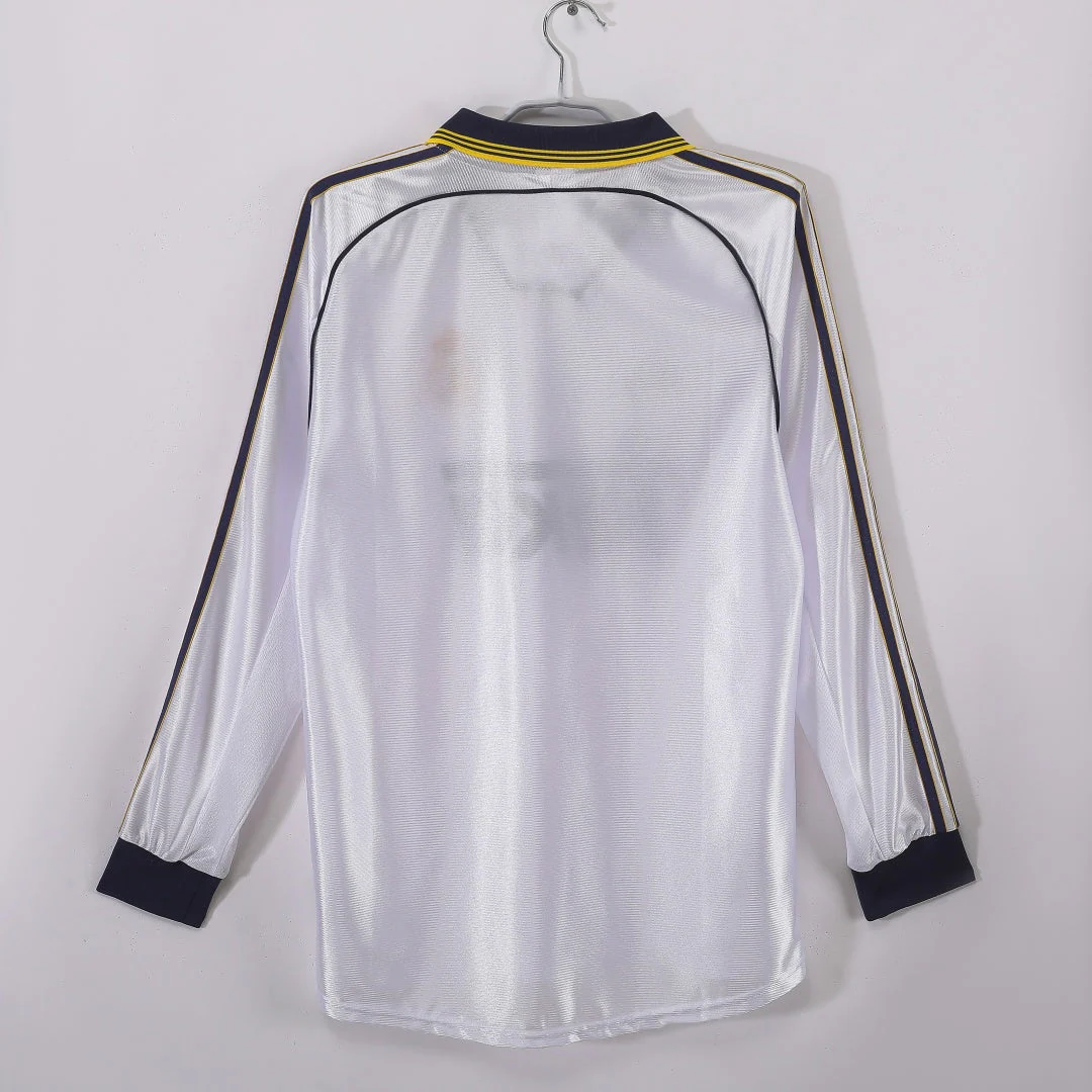 1998-2000 Maillot Retro Real Madrid Domicile Manches Longues - Image 2