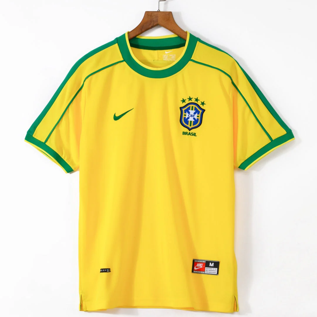 1998 Maillot Brésil Domicile Rétro