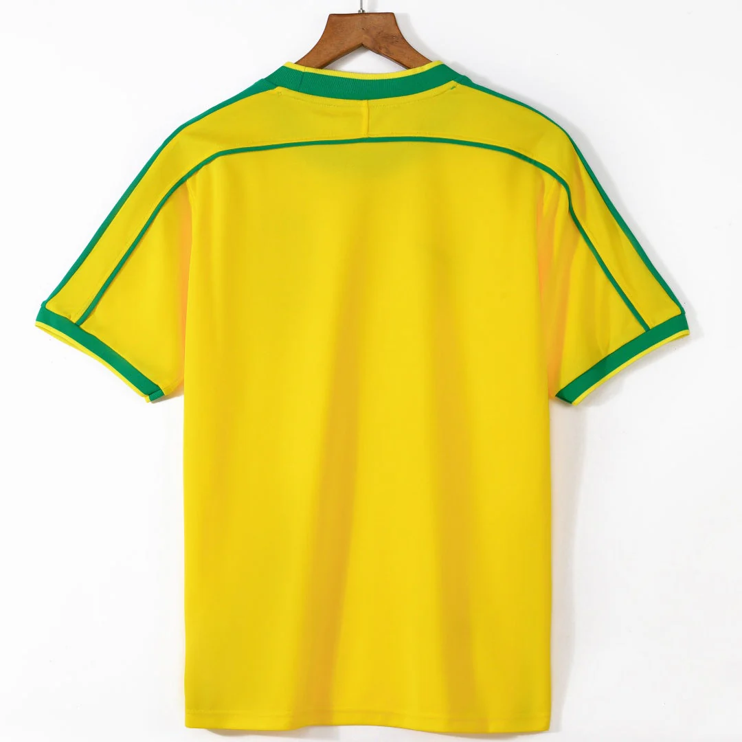 1998 Maillot Brésil Domicile Rétro - Image 2