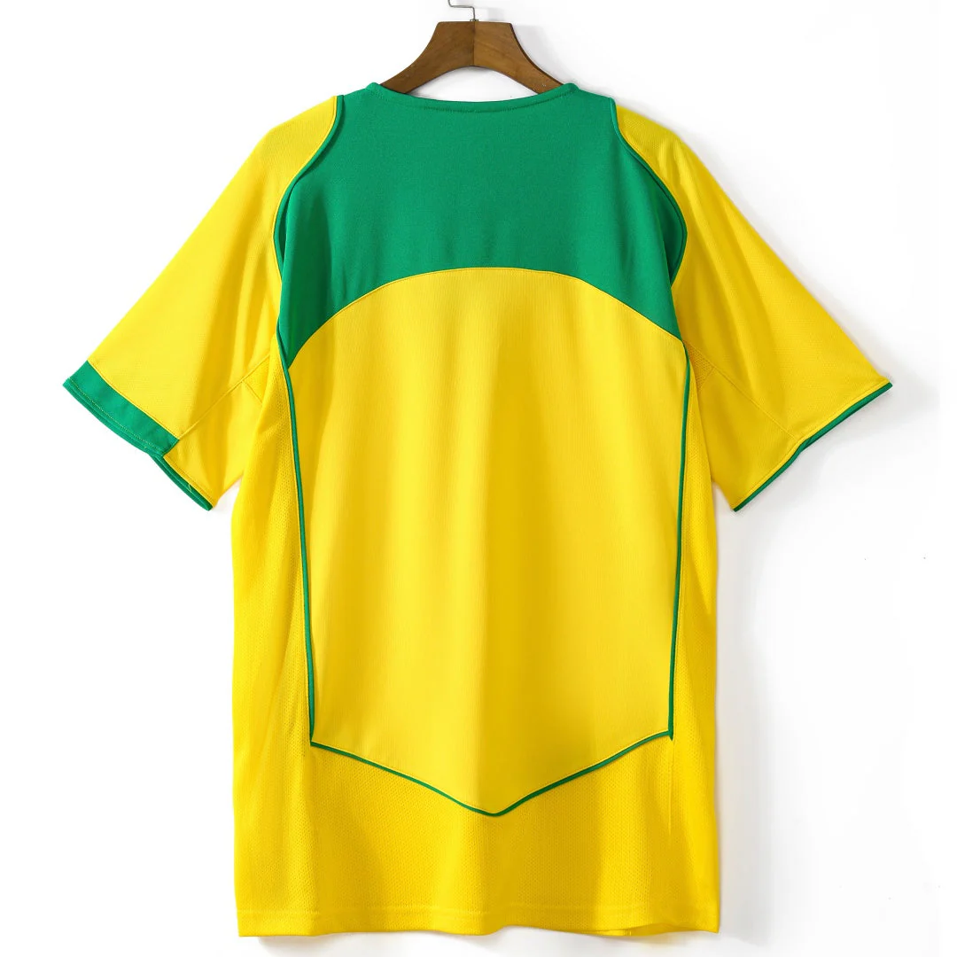 2004 Maillot Brésil Domicile Rétro - Image 2