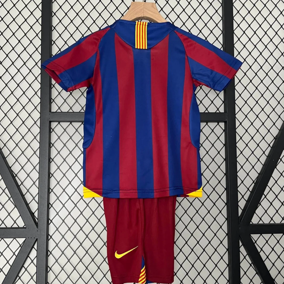 2005-2006  Ensemble Enfant Barcelone Domicile Rétro - Image 2