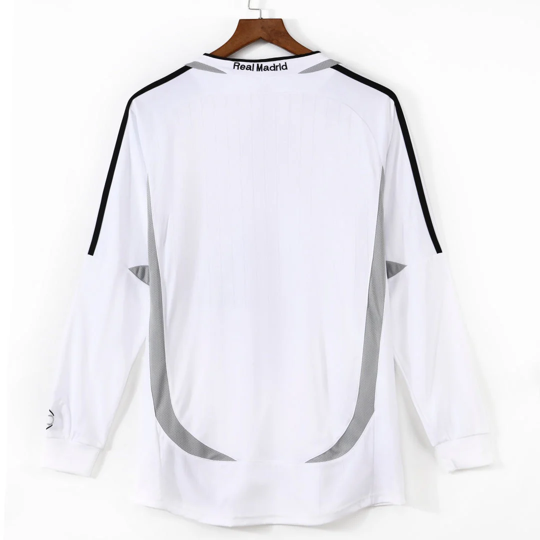 2006-2007 Real Madrid Domicile Retro Manches Longues - Image 2