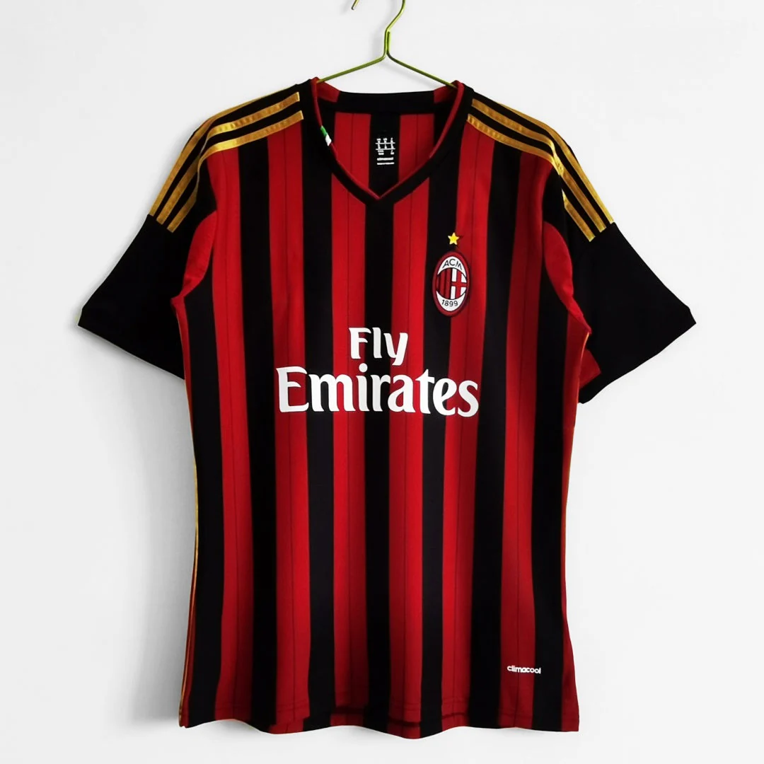 2013- 2014 Maillot AC Milan Domicile Rétro