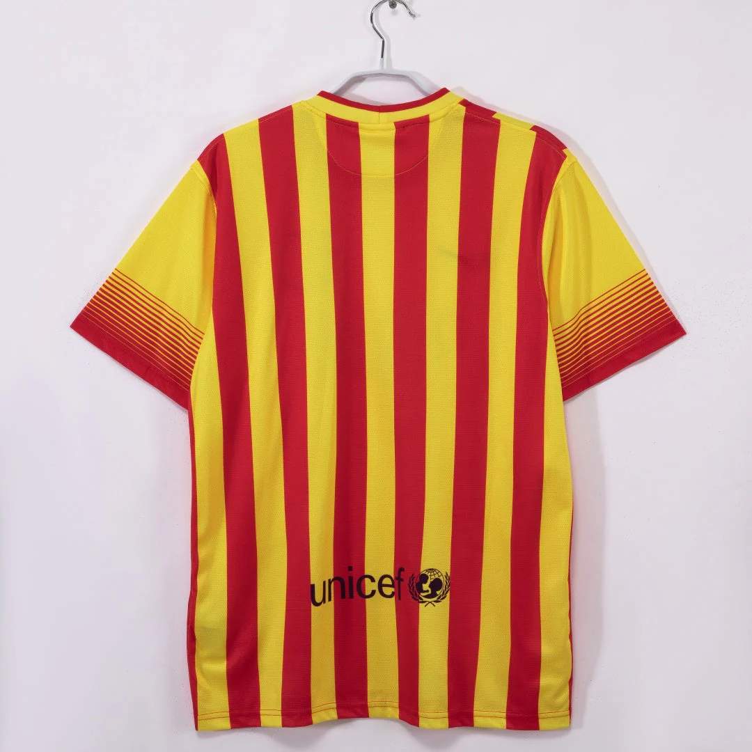 2013-2014 Maillot Barcelone Extérieur Rétro - Image 2