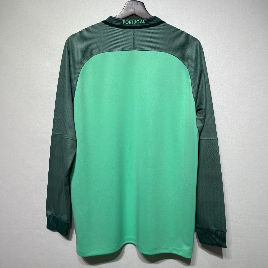 2016 Portugal Extérieur maillot Retro Manches Longues - Image 2