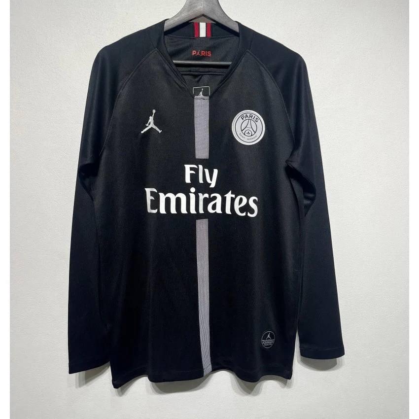 2018-2019 Maillot PSG Domicile Retro Manches Longues - Image 3