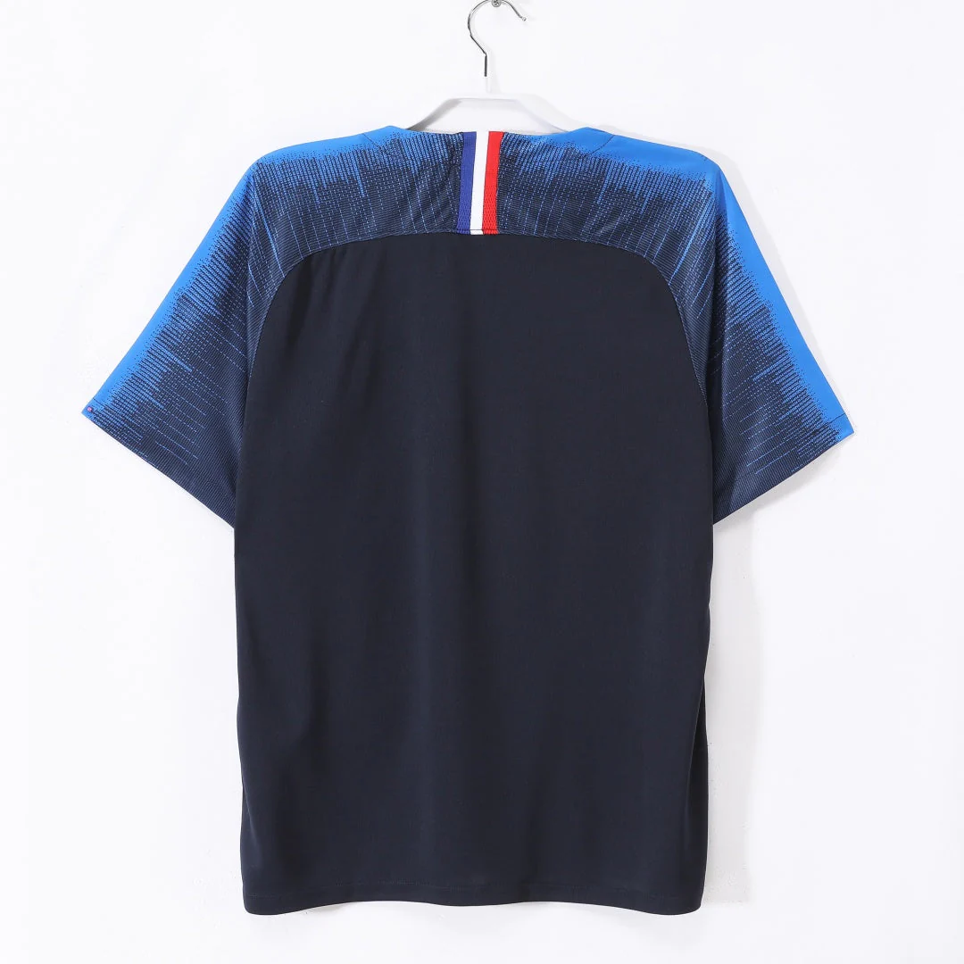 2018 Maillot Retro France Domicile - Image 2