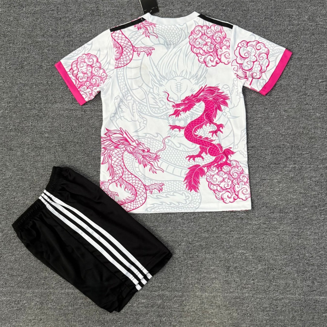 25/26 Ensemble Enfant Real Madrid Spécial rose dragon - Image 2