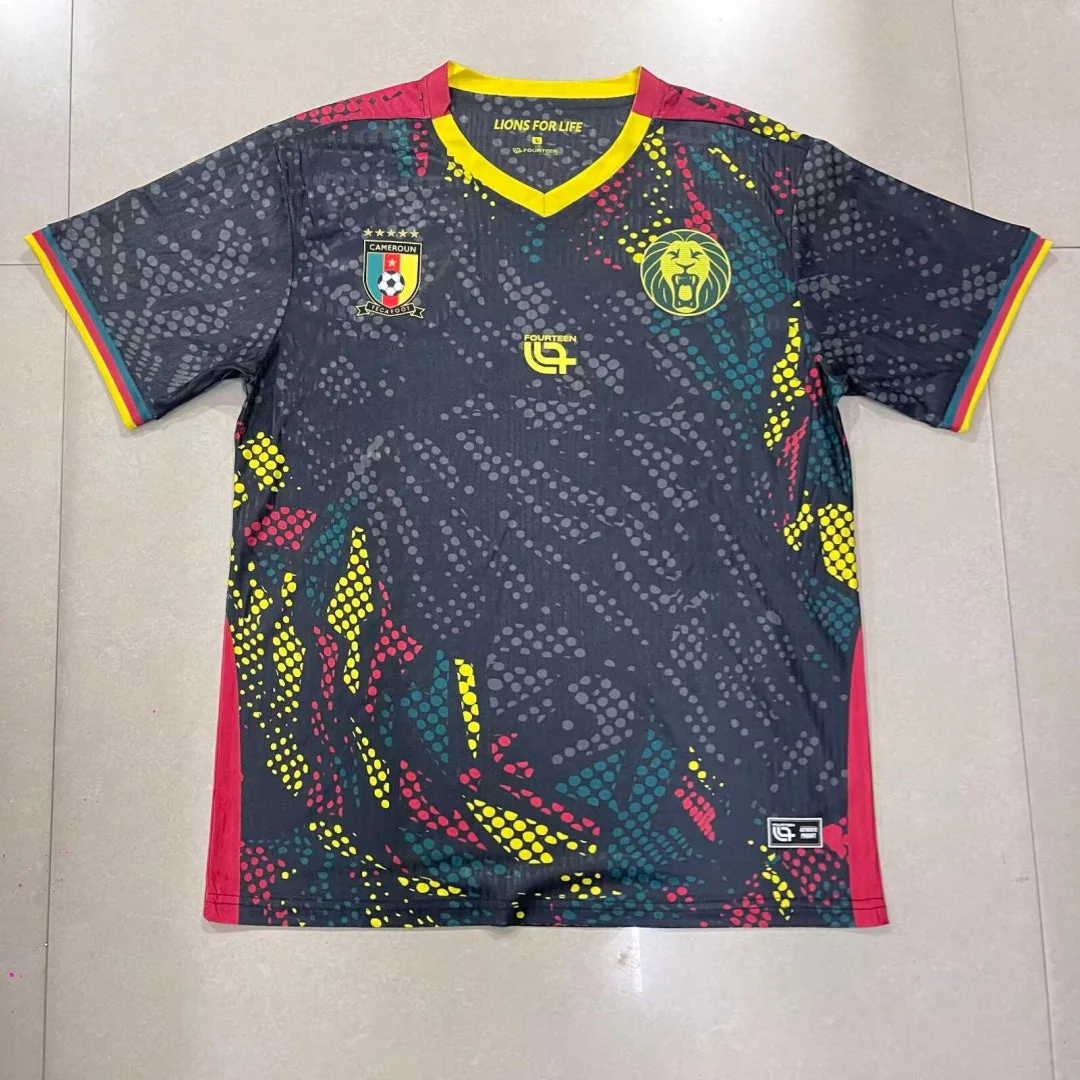 25/26 Maillot Cameroun Spécial  black - Image 3