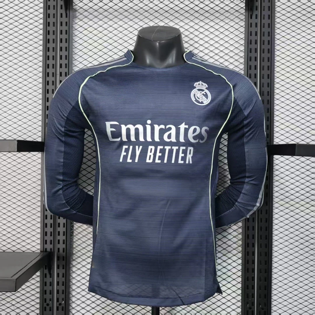 25/26 Maillot Real Madrid Extérieur player Manches Longues