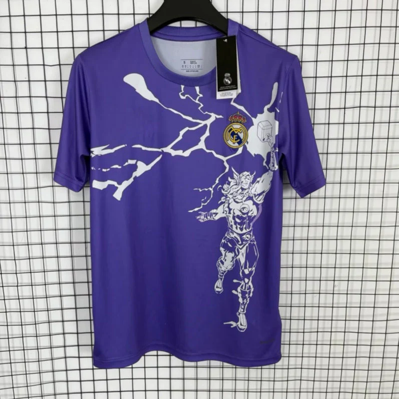 25/26 Maillot Real Madrid Spécial violet - Image 3