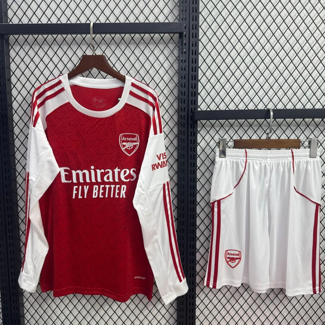 Ensemble 25/26 Arsenal Domicile Adult Manches Longues