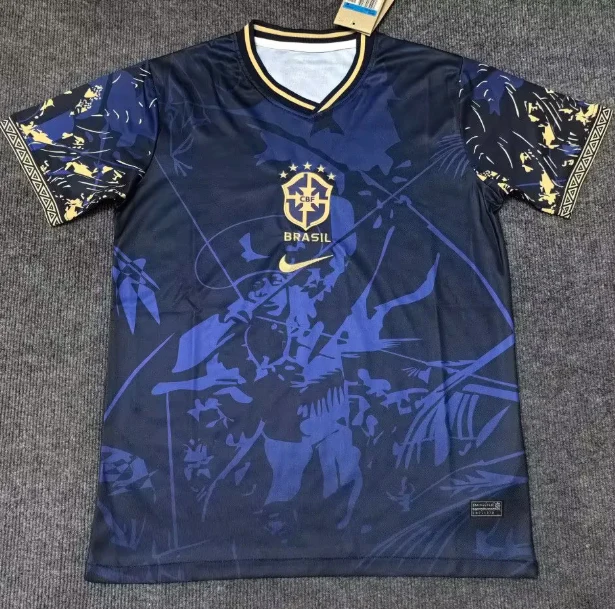 Maillot 25/26 Brésil Spécial black blue - Image 3