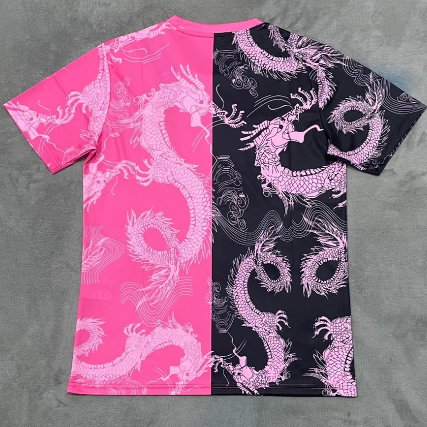 Maillot 25/26 Real Madrid Spécial style  dragon rose - Image 2
