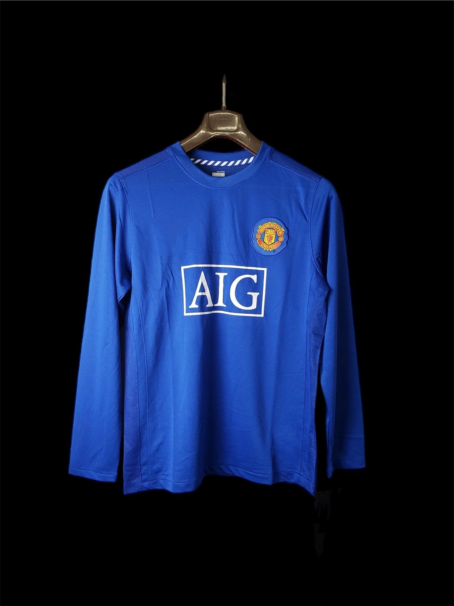Manchester United maillot third Rétro Manches Longues 2007 2008 - Image 2
