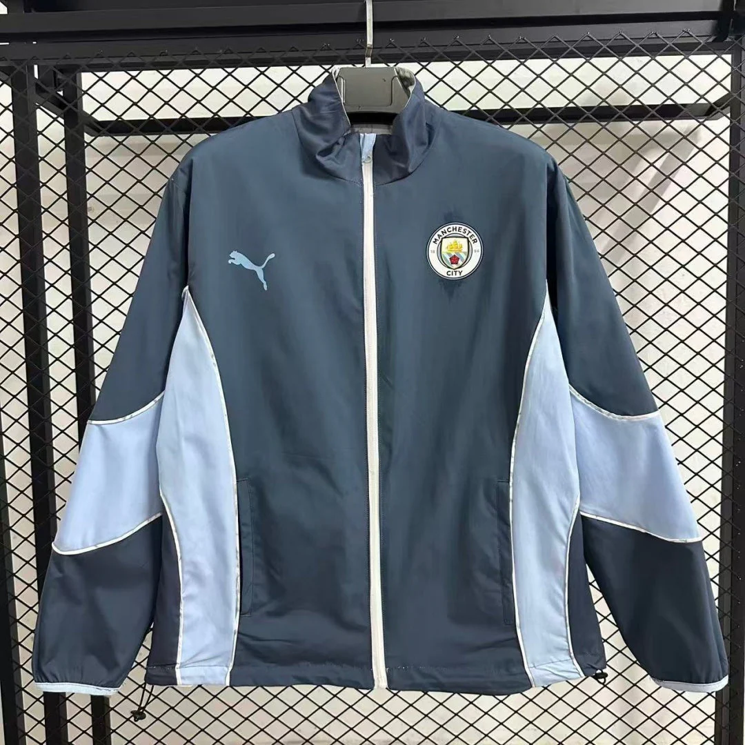 Veste coupe-vent réversible Manchester City S1058 - Image 4